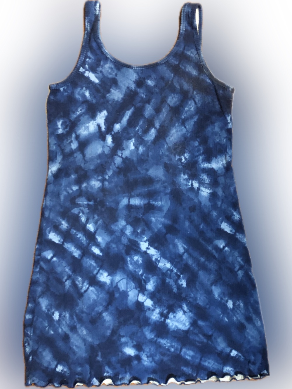 Abercrombie & Fitch Girls' Blue Tie-Dye Tank Dress